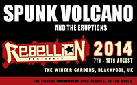 Spunk Volcano & the Eruptions - Rebellion Festival, Blackpool 7.8.14
